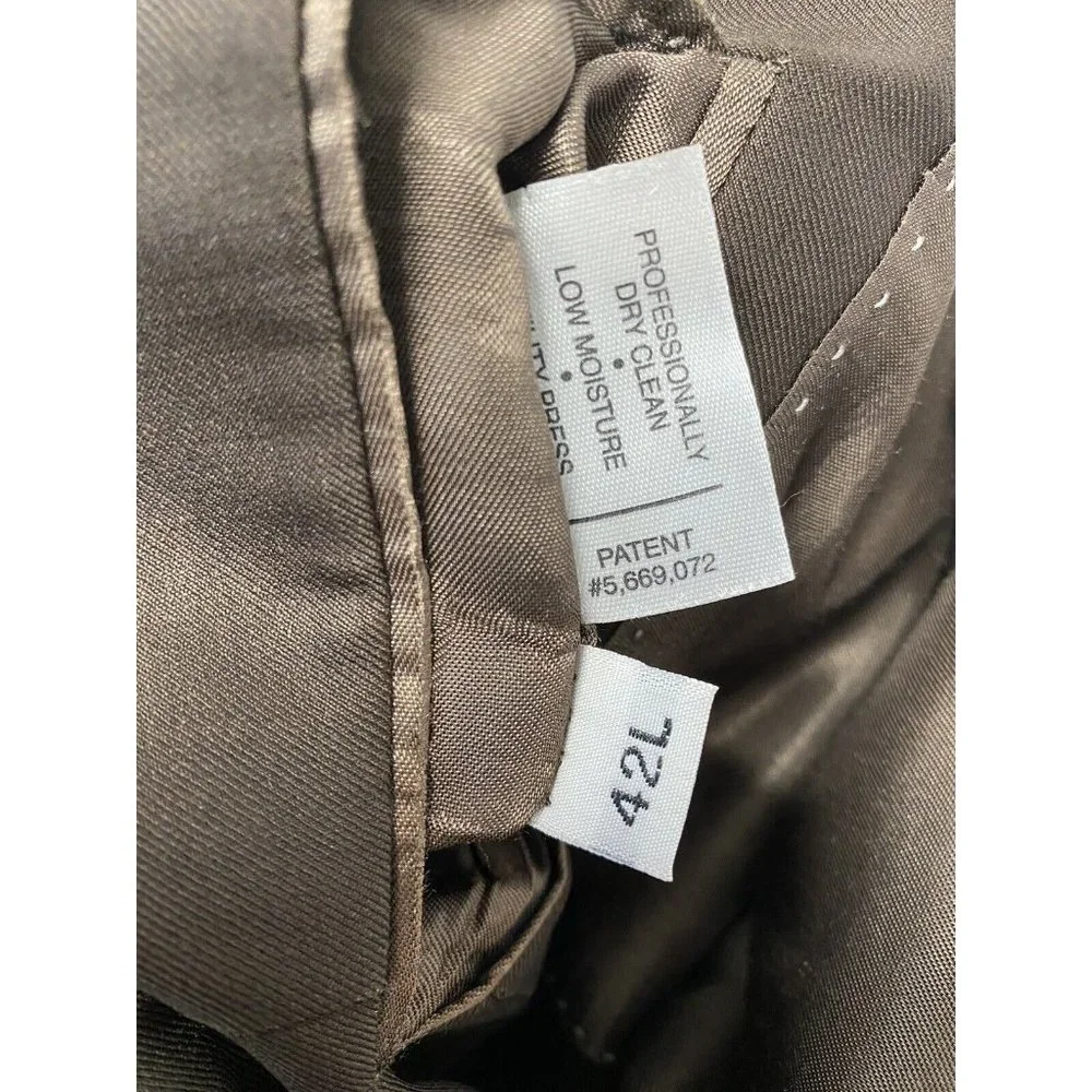 Austin Reed Dillards Brown 3 Button Blazer Jacket Single Breasted 42L